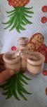 Set Solnita Pipernita lemn cu 2 linguri condimente - 1